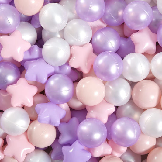 GOGOSO pink star pit ball ready for playhouse fun and safe exploration
