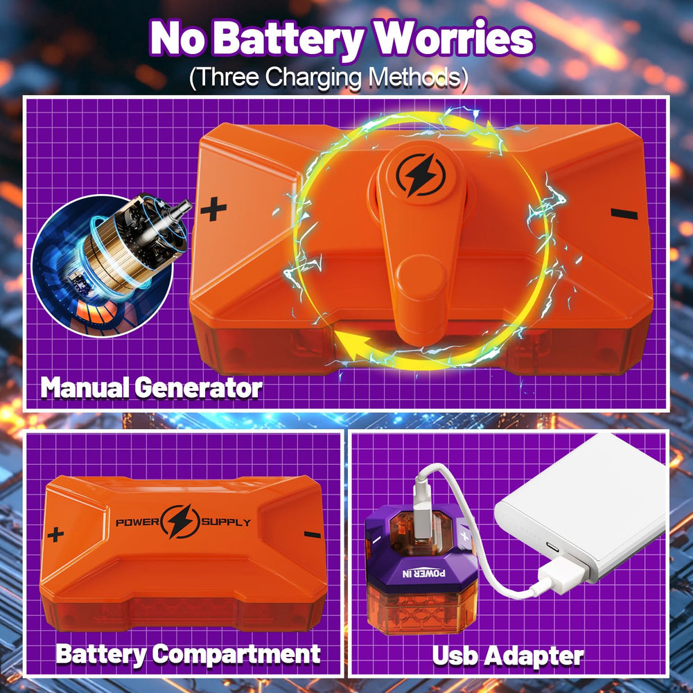 Gohero Circuits flying saucer: engaging project demonstrating motion and power flow.