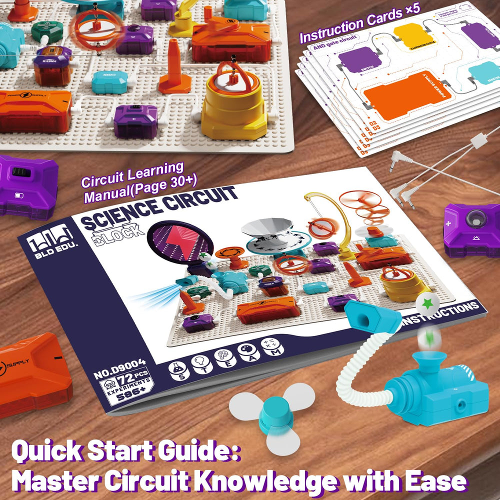 Gohero Circuits snap-board: safe, snap-together board for beginner electronics.