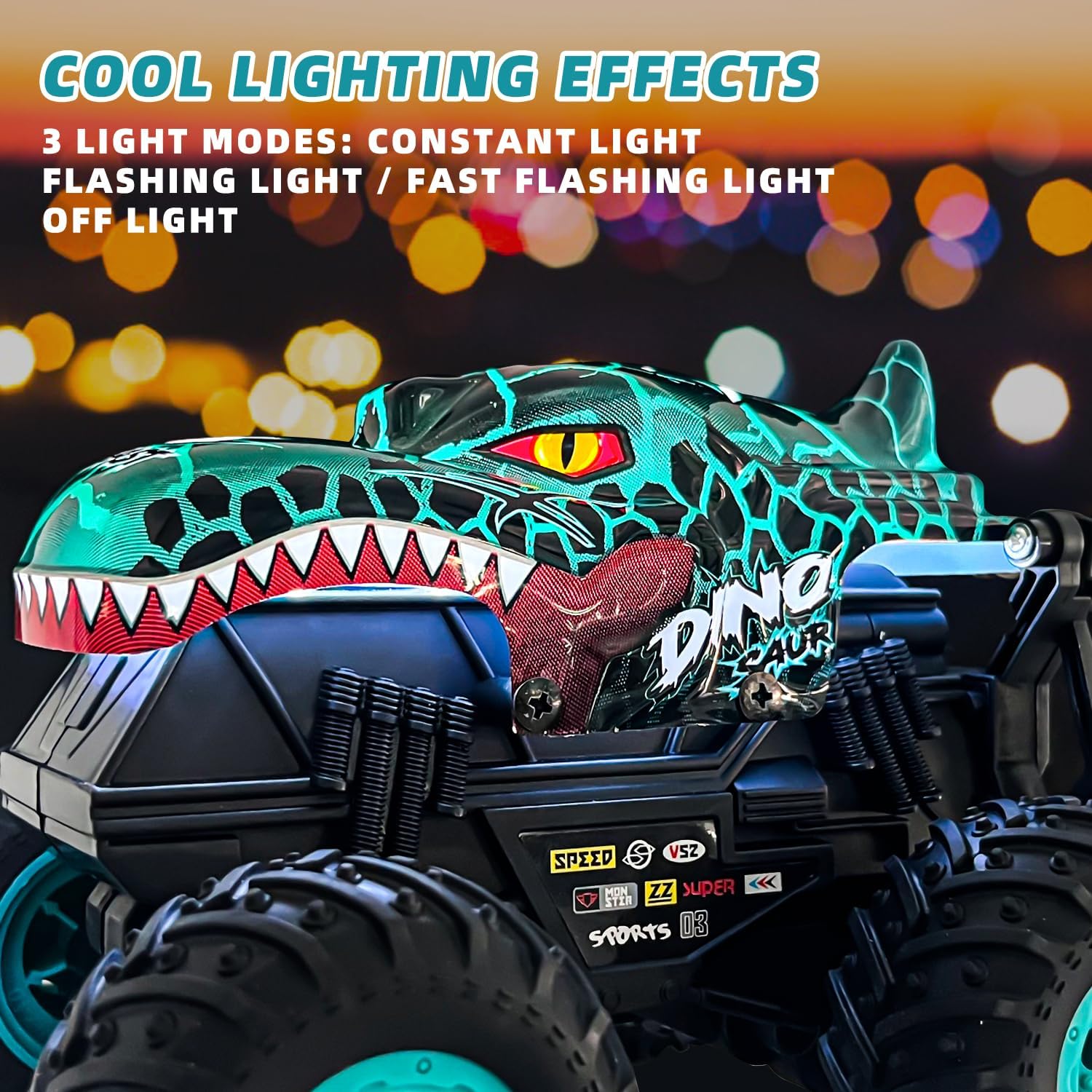 Gohero Monster Truck drifting for exciting pretend racing experiences.