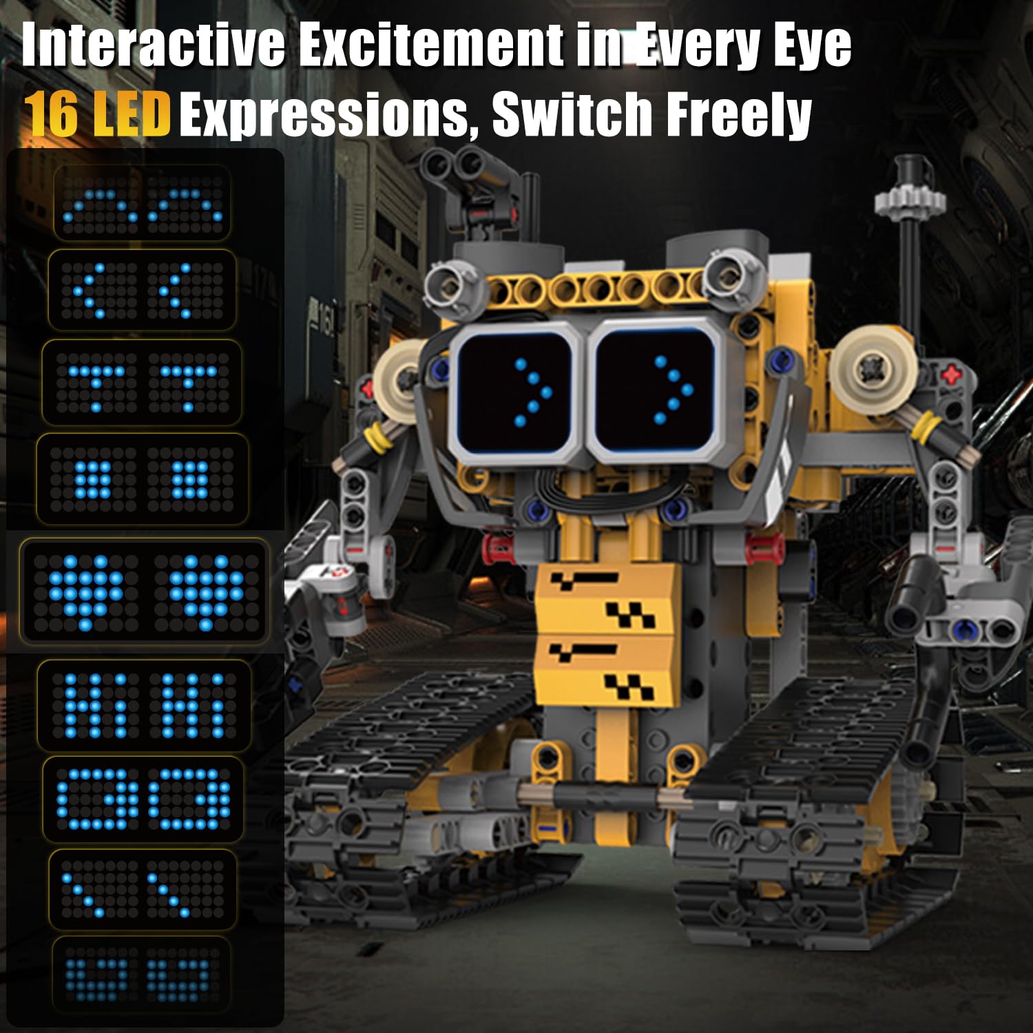 Gohero robot LED eyes with 16 expressions for engaging play and learning