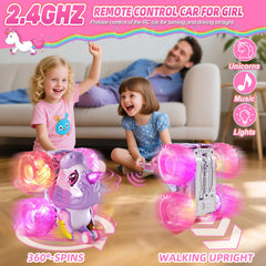 Gohero unicorn monster truck with multiple sound modes for fun effects