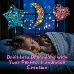 Going Creative 3D string art kit with moon balloon to build focus and patience