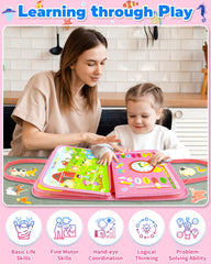 Gojmzo Busy Board color and shape matching supports early math and visual discrimination.