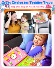 Gojmzo Busy Board zippers improve finger dexterity and problem-solving during daily play.