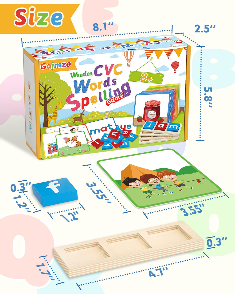 Gojmzo classroom kit supports homeschool and classroom activities for early language skills.