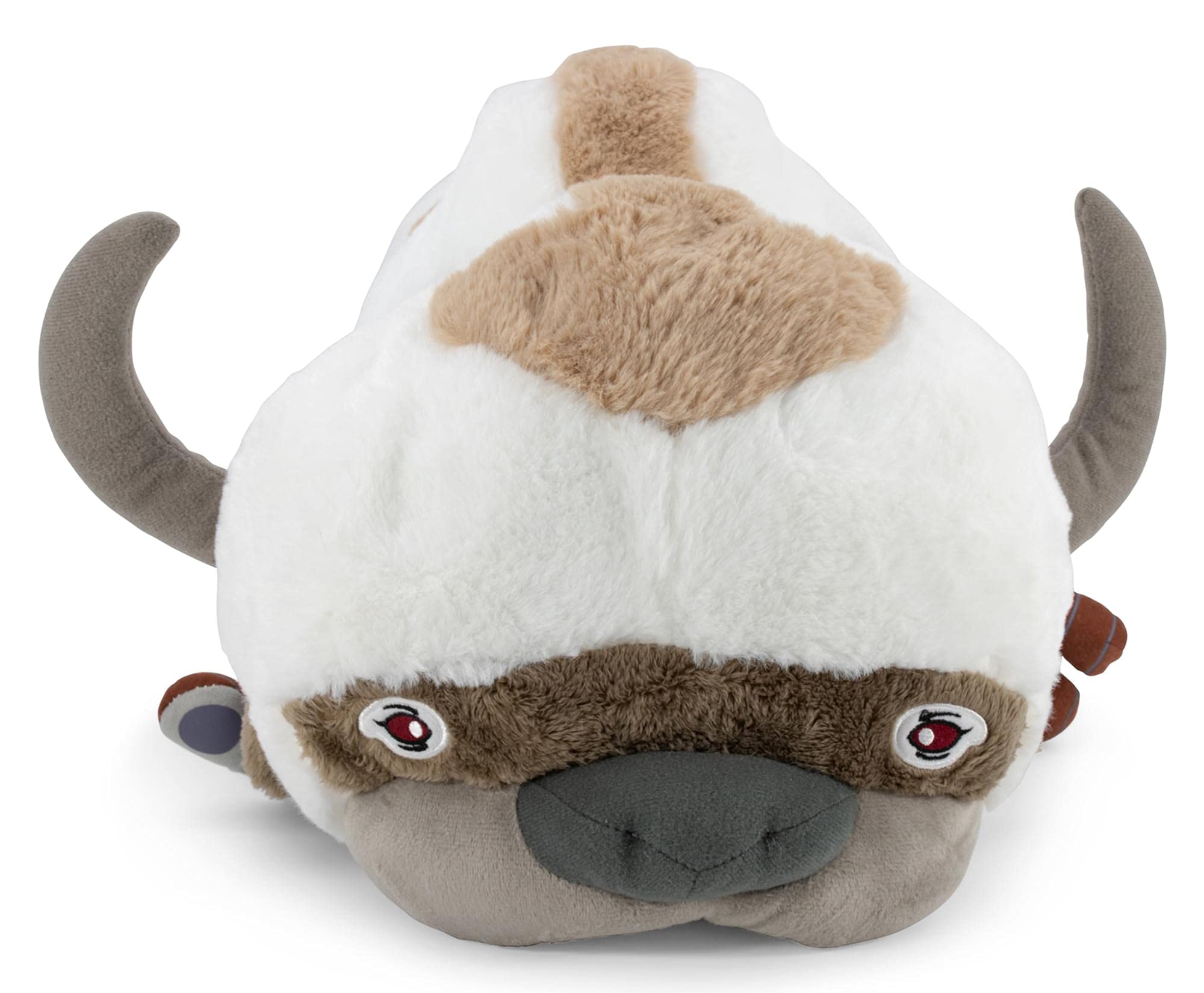 Appa sky bison plush close-up showing soft fur and huggable size.