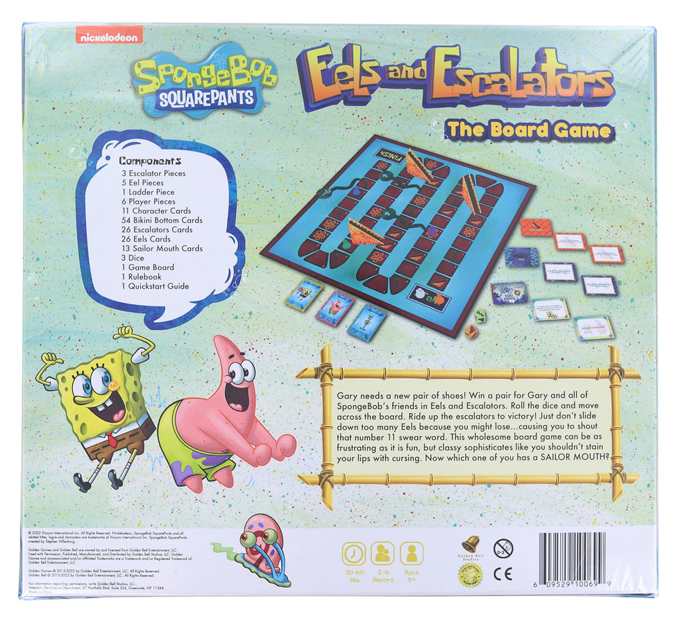 Golden Bell Studios Eels and Escalators escalator pieces spark lively race to Bikini Bottom.