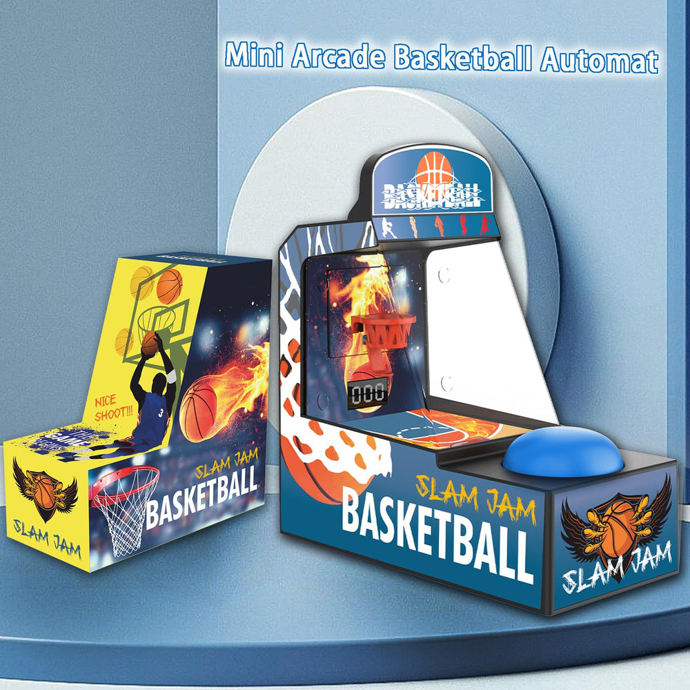 Golden Security blue mini basketball game as a gift for basketball lovers