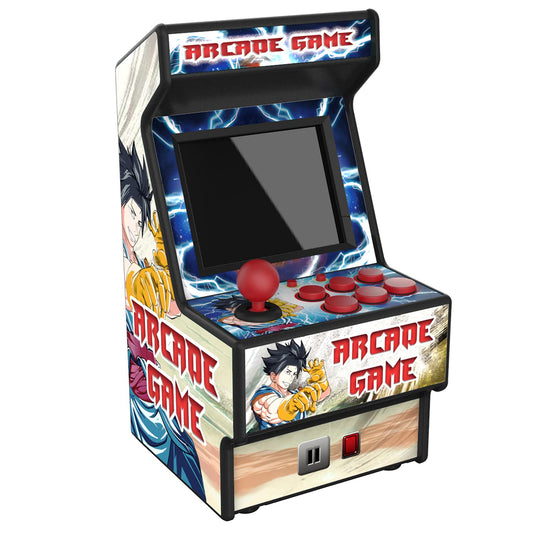 Golden Security Mini Arcade front view shows compact handheld design and 156 classic games.
