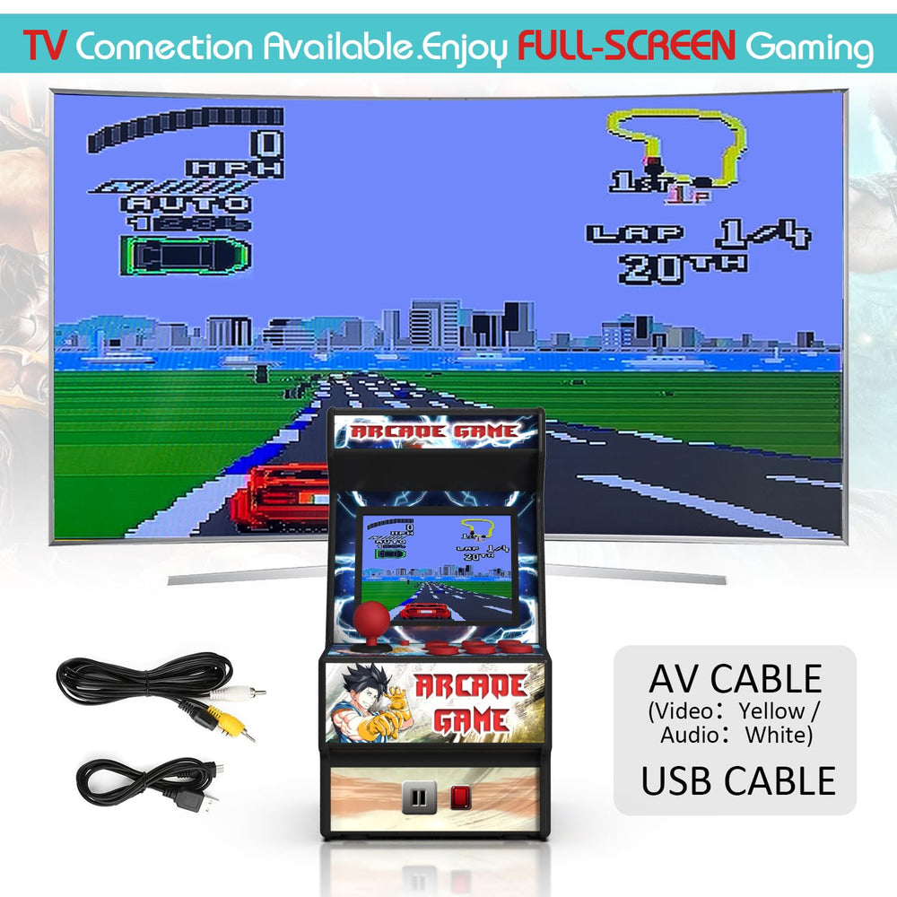Golden Security Mini Arcade game collection image highlights 156 built-in games.