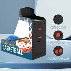 Golden Security tabletop basketball showing safe materials and smooth edges
