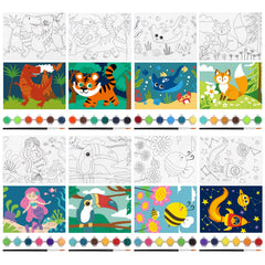 Goldentime eight brushes support smooth painting for beginners
