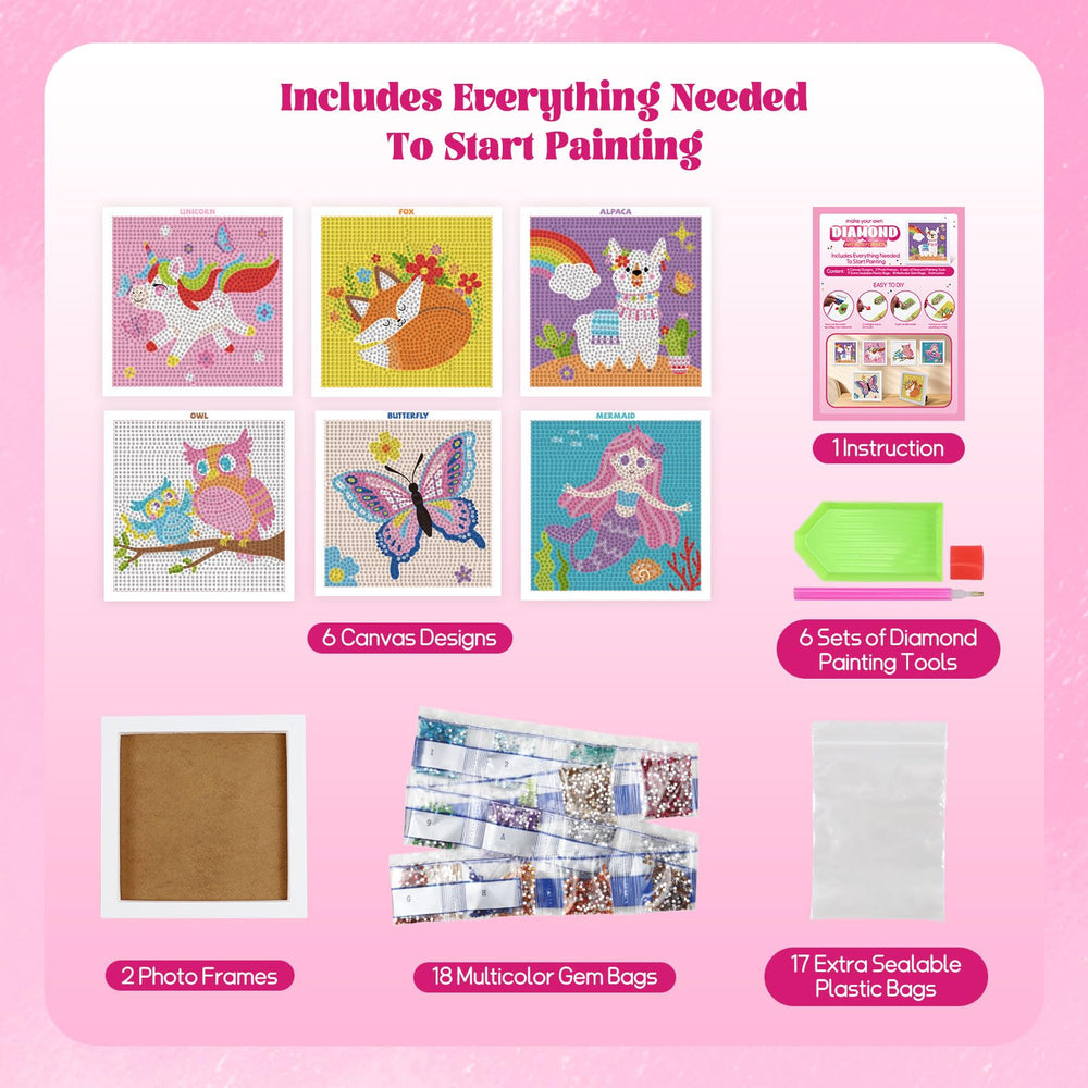 Goldentime kit shows two frames included for finished artwork display
