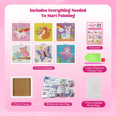 Goldentime kit shows two frames included for finished artwork display