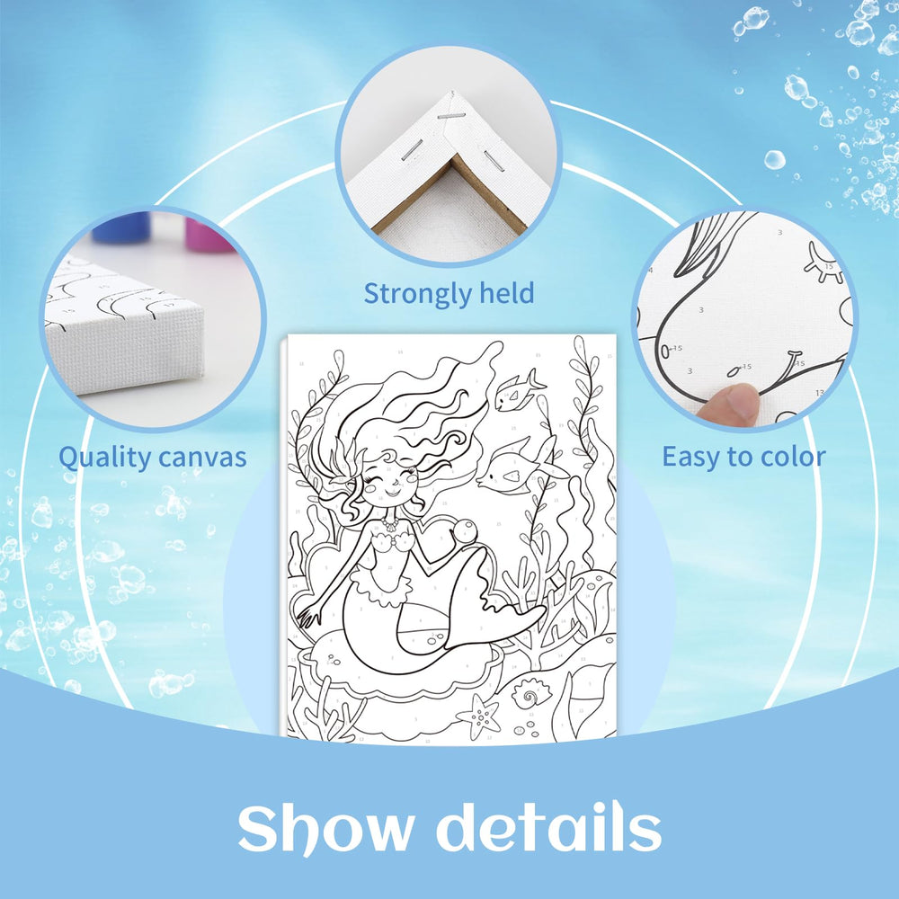 Goldentime dolphin canvas 8x10 framed invites focus and pride with step-by-step color play.