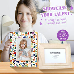 Goldentime mosaic frame kit grout bag and sponge for finishing touch