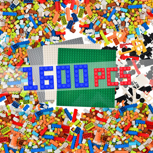 Goldge 1600 pcs building bricks set inspiring imaginative play and practical building skills