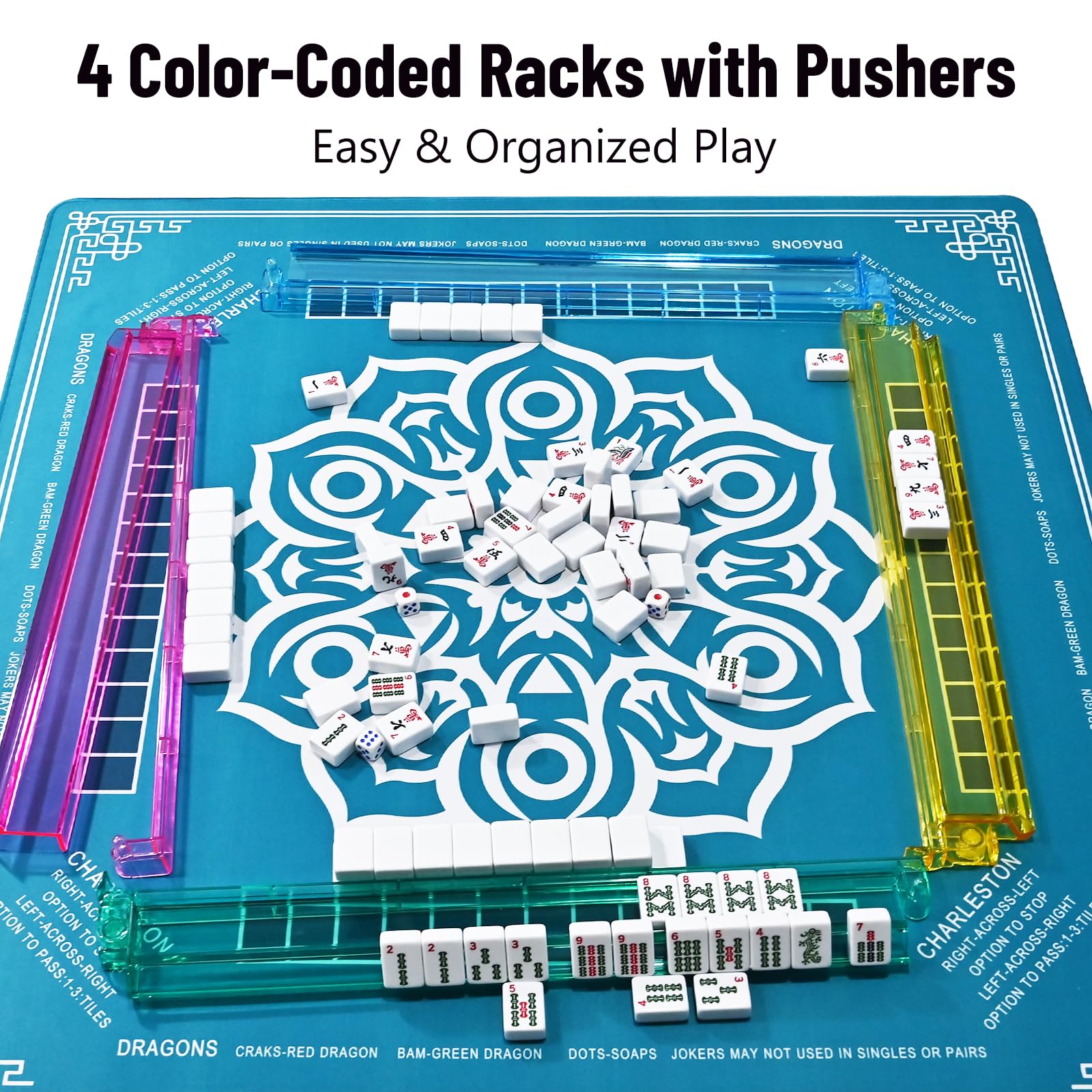 Goldge racks—four-piece design for fast setup and organization