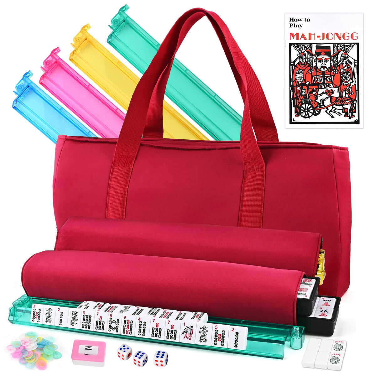 Goldge American Mahjong tile set tiles—durable melamine for smooth play