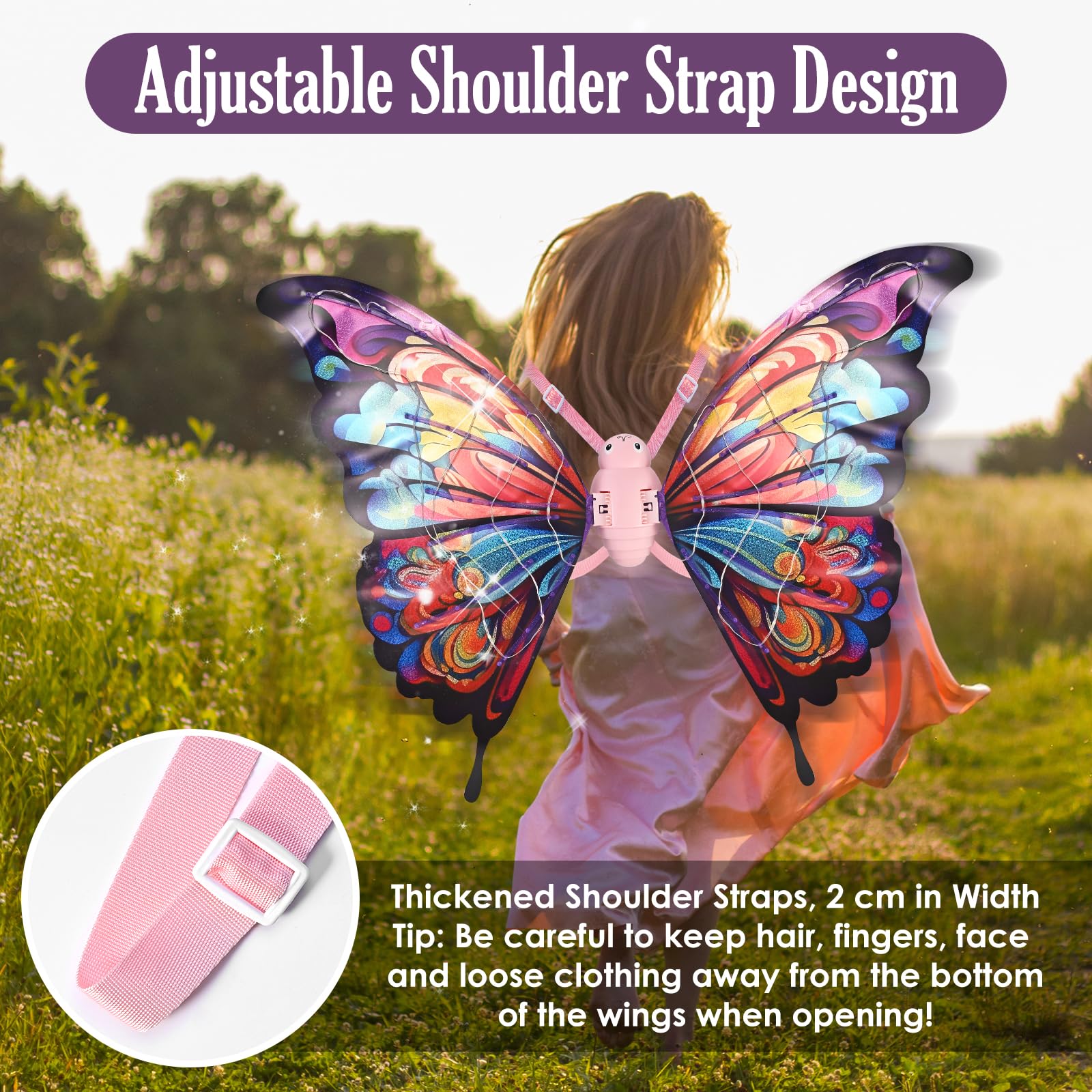 GOLDGE backpack ABS frame keeps the costume sturdy and safe