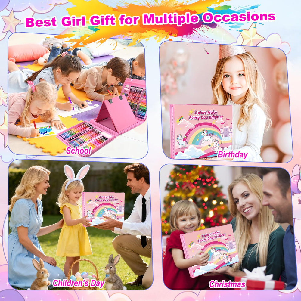 Goldge coloring books and stencils spark imaginative scenes for kids