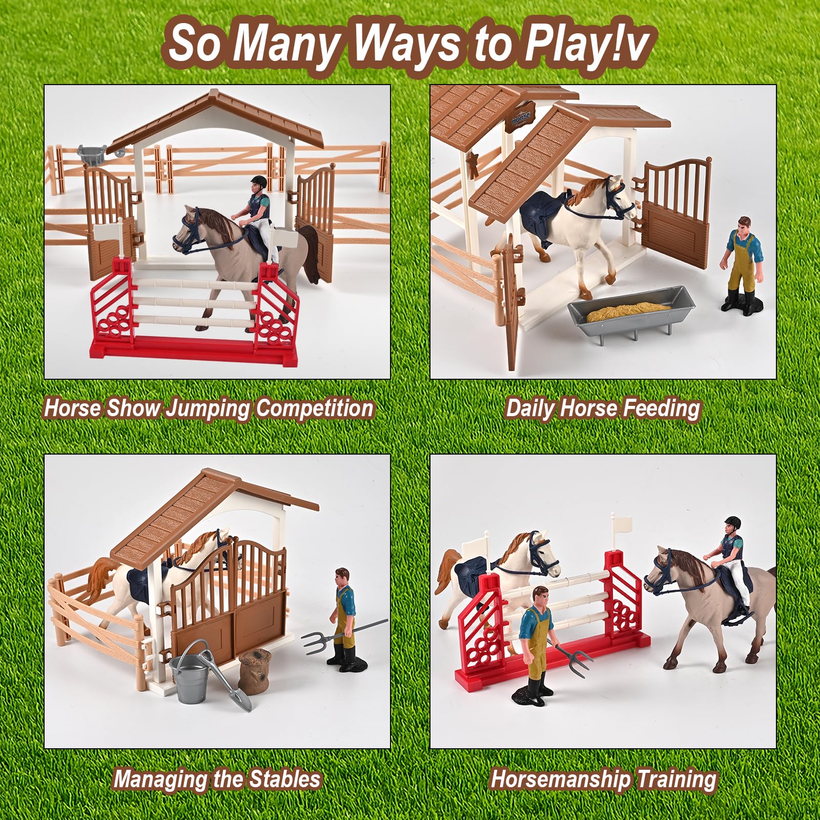 Goldge jumping barriers for show jumping and dynamic play