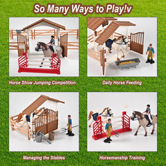 Goldge jumping barriers for show jumping and dynamic play