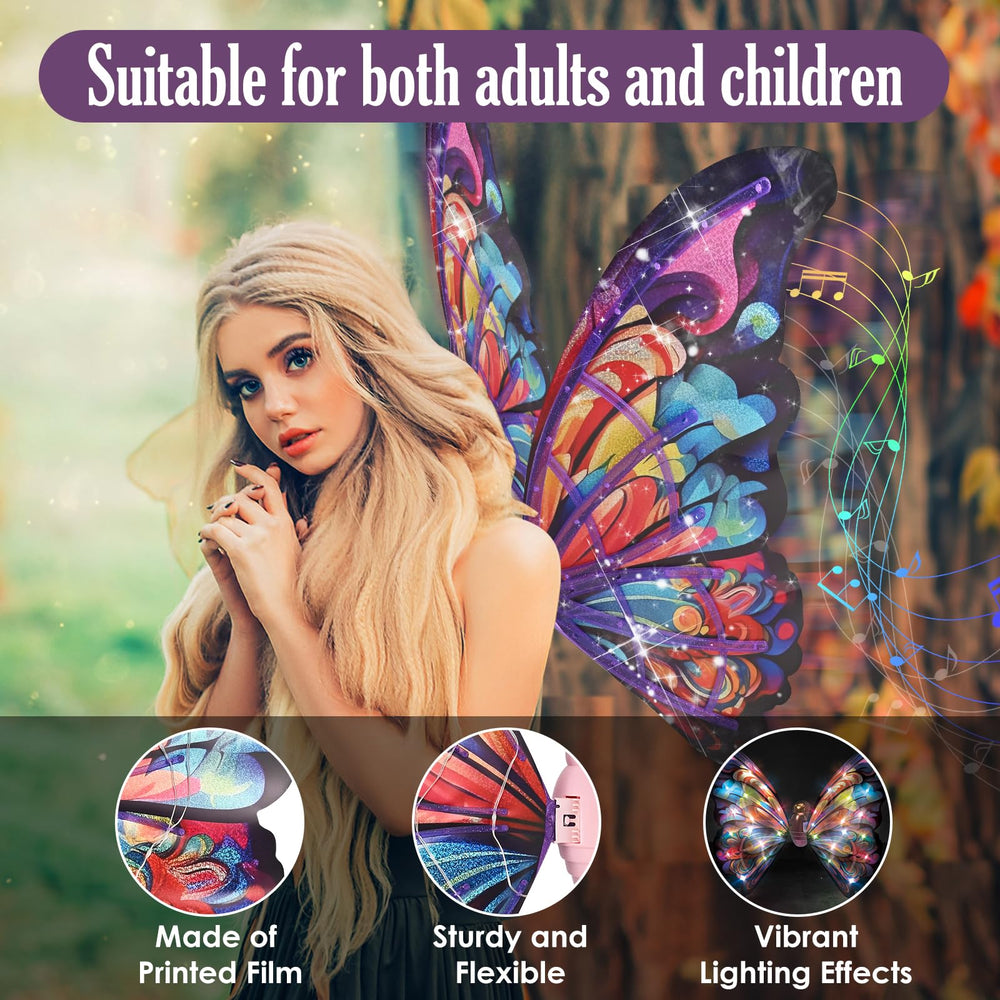 GOLDGE LED butterfly wings color-change film creates themed mood lighting