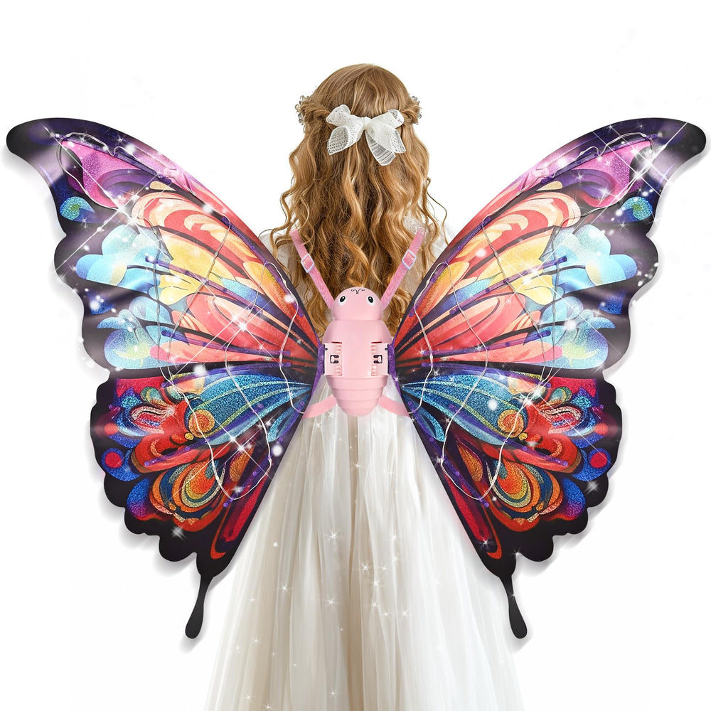 GOLDGE LED butterfly wings open for imaginative dress-up play