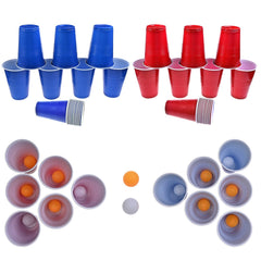 Lightweight polypropylene cups, easy to transport for picnics and barbecues.