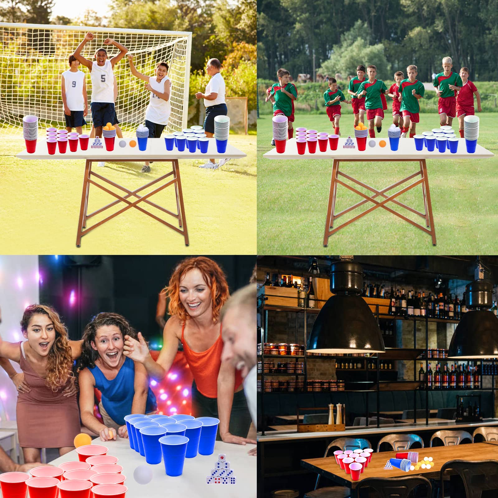 Reusable party cups enhance cleanup efficiency after large celebrations.