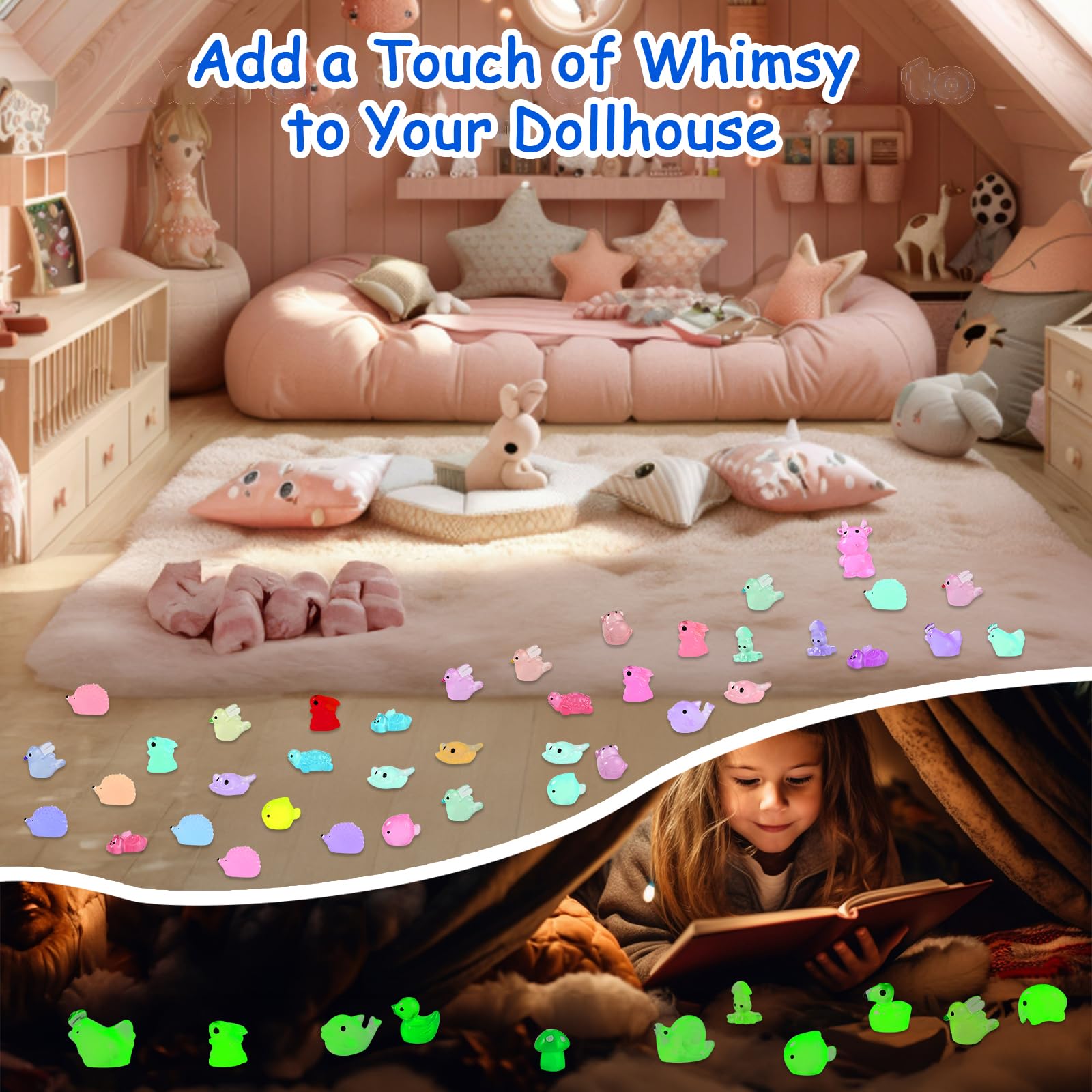 Goldge tiny figures ideal for scavenger hunts and party favors