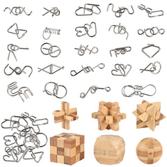 GOLDGE wooden ancient puzzle collection enhances focus and dexterity.