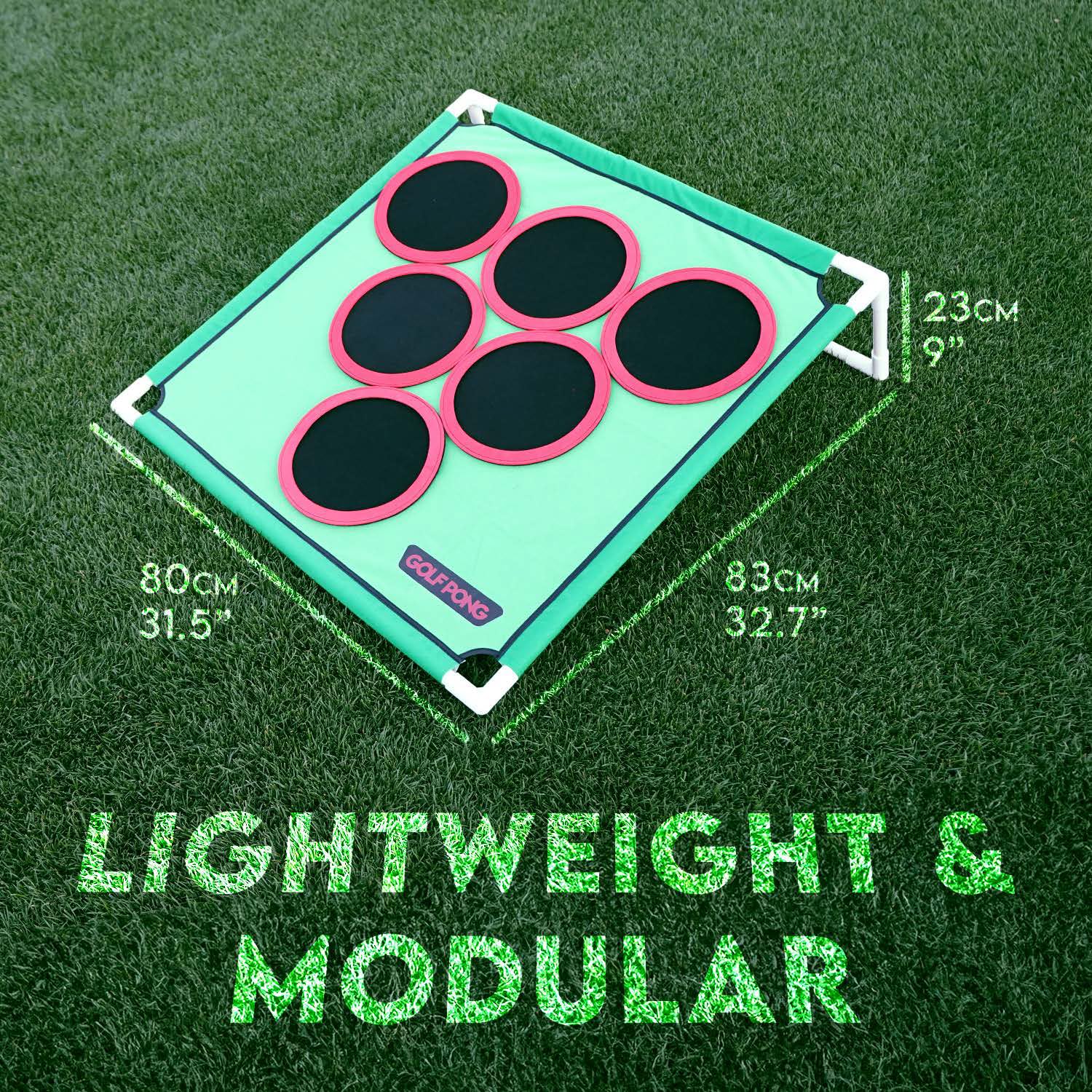 Golf Pong indoor and outdoor play for family fun.