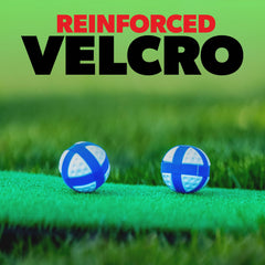 Golf Pong movable targets demonstrate quick repositioning for varying challenges.