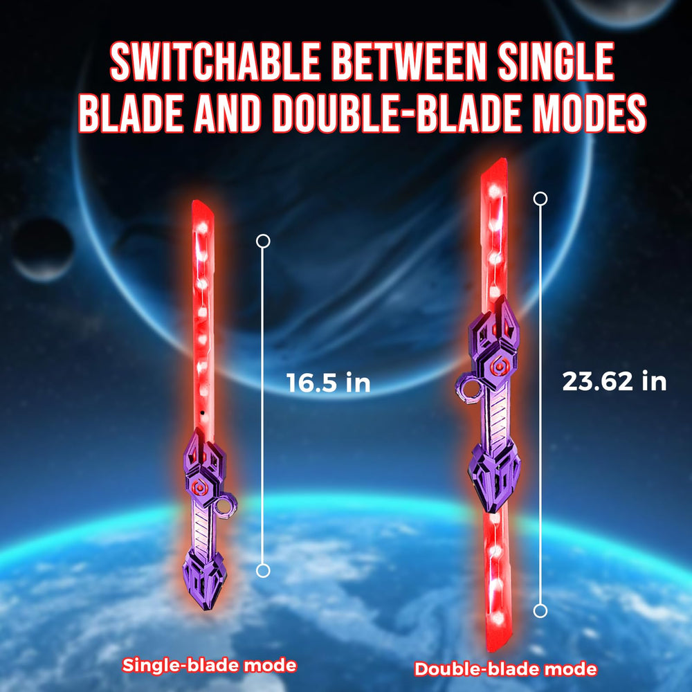Golfli light up saber for kids, purple gift-ready for birthdays and holidays.