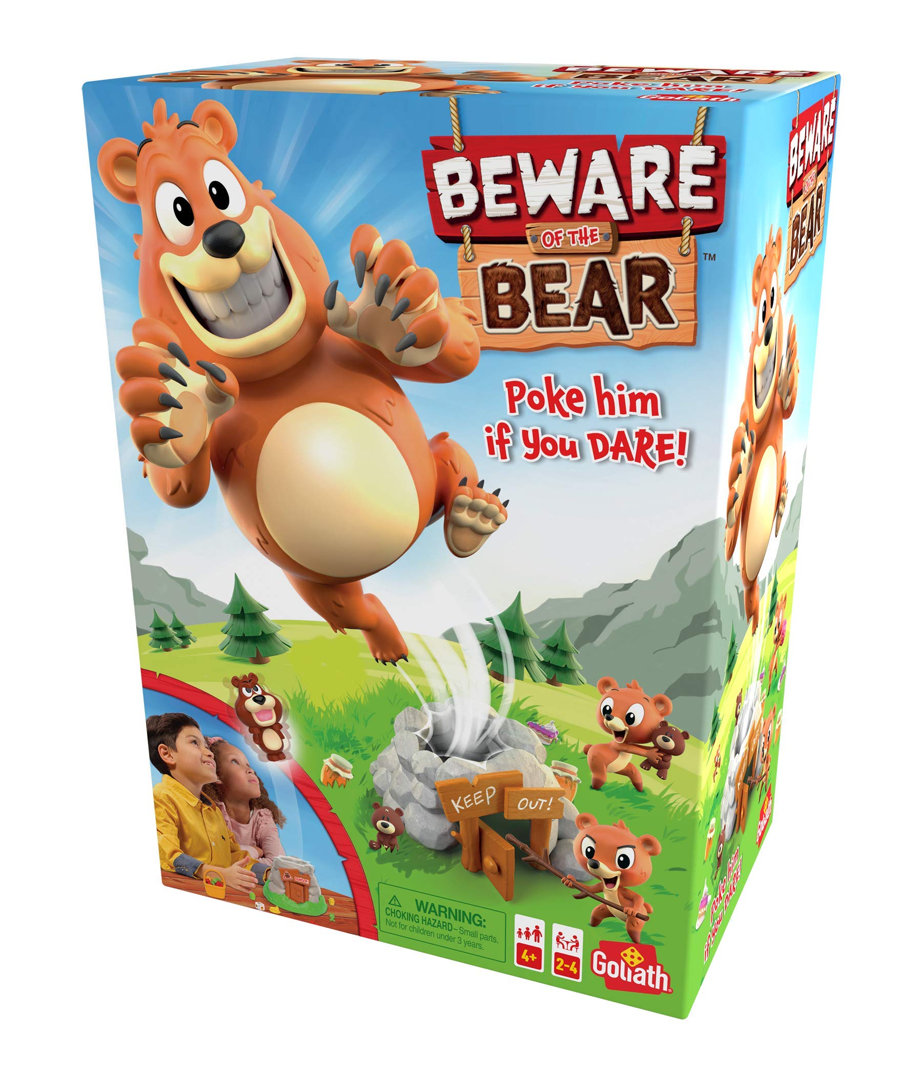 Goliath Beware of the Bear: family-friendly game night with 2-4 players.