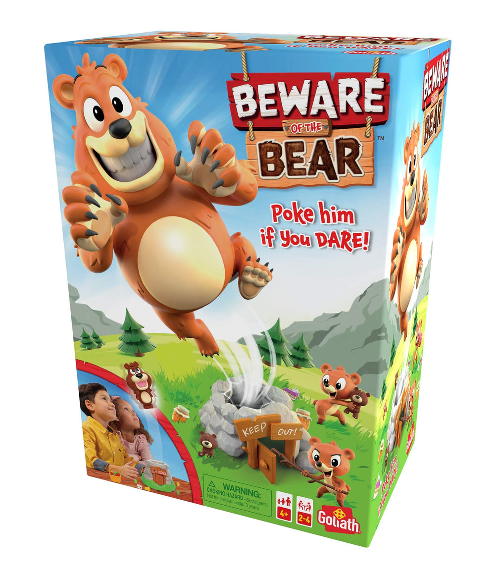 Goliath Beware of the Bear: family-friendly game night with 2-4 players.