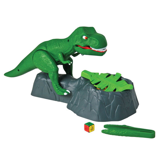 Goliath Dino Meal in-play scene with dino-leap suspense during egg retrieval