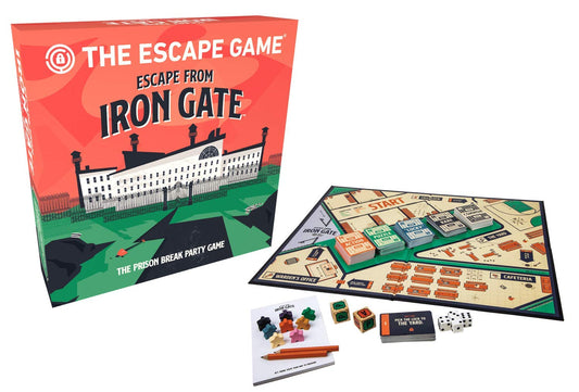 Goliath Escape Game Iron Gate puzzle pieces for mental challenges and fun.