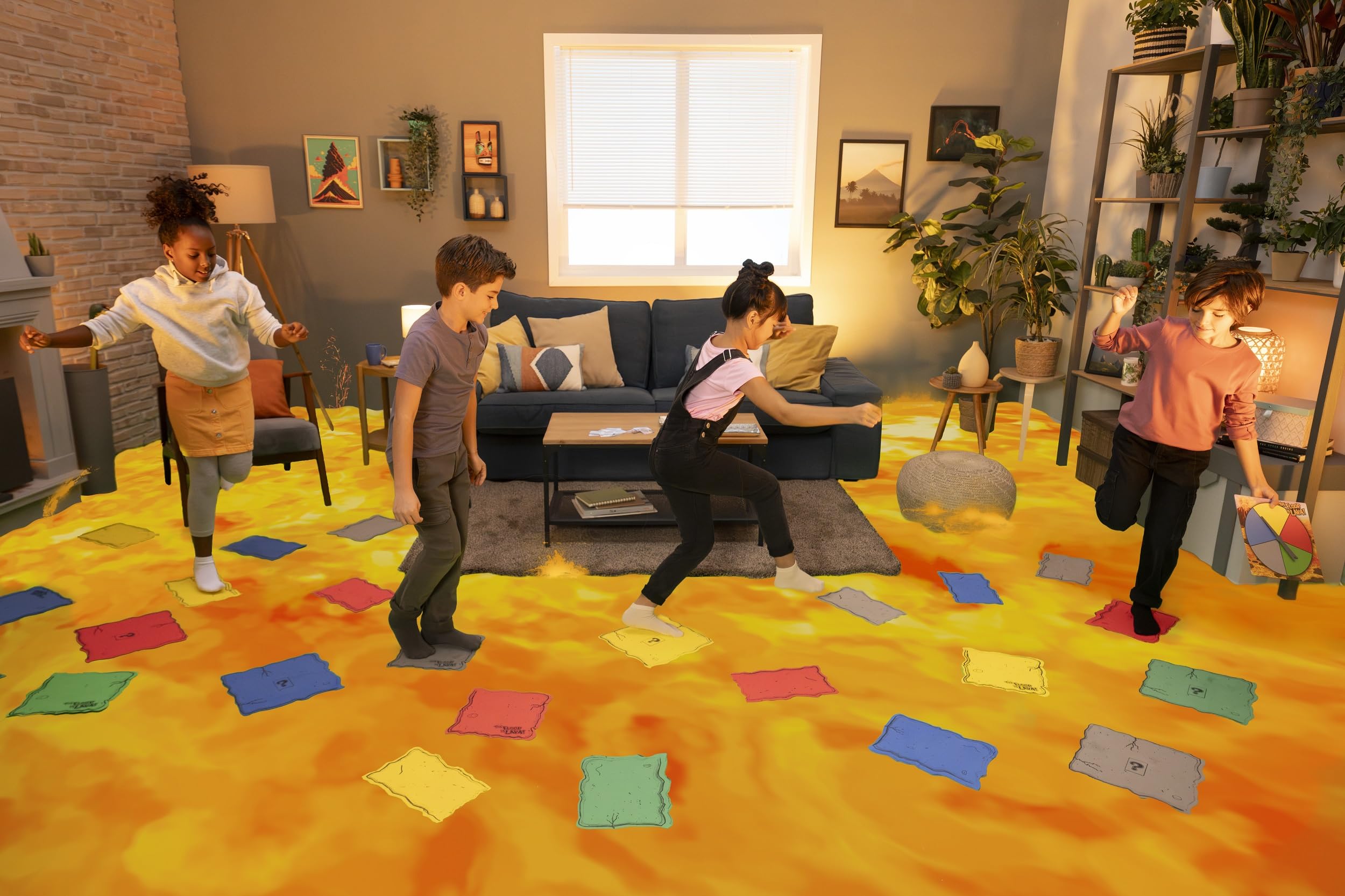 Goliath Floor is Lava challenge cards spark laughs.