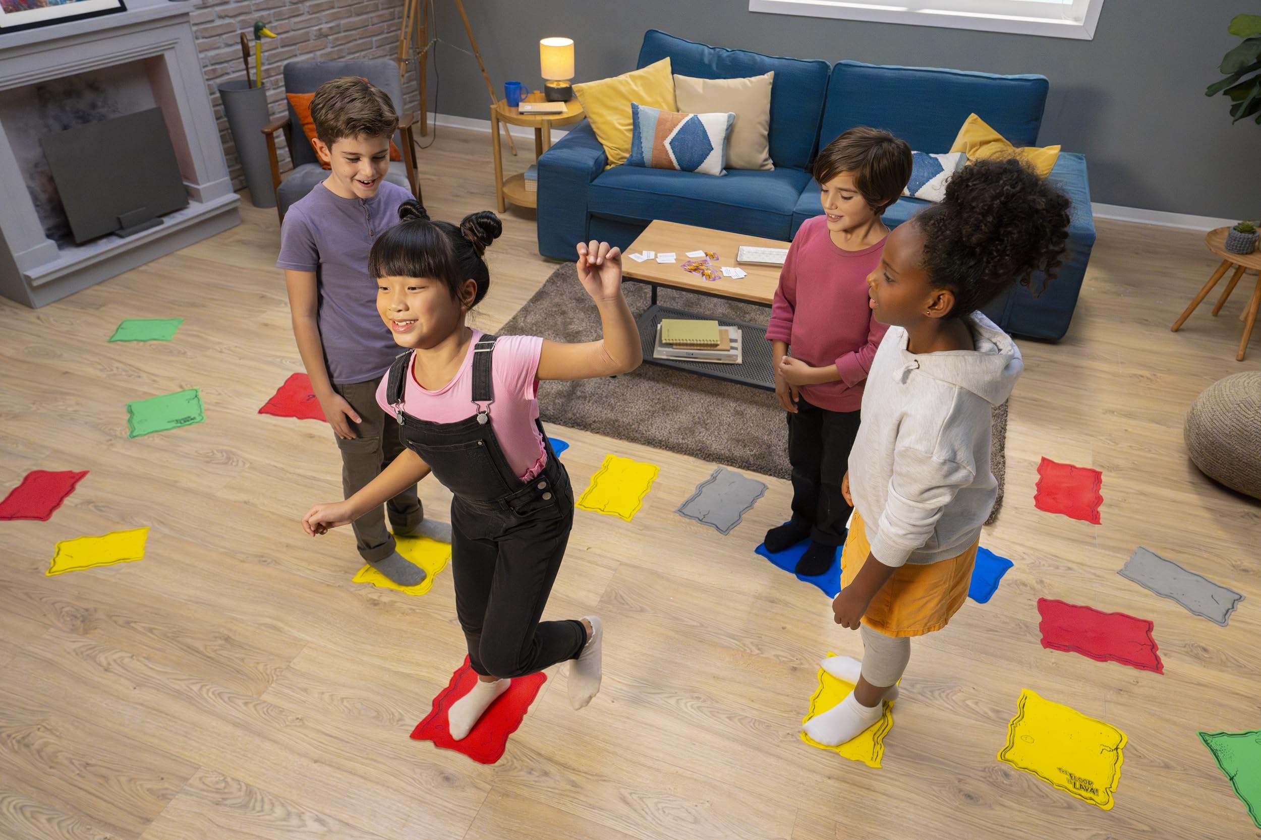 Goliath Floor is Lava! Family Edition challenge cards fueling creativity and problem solving