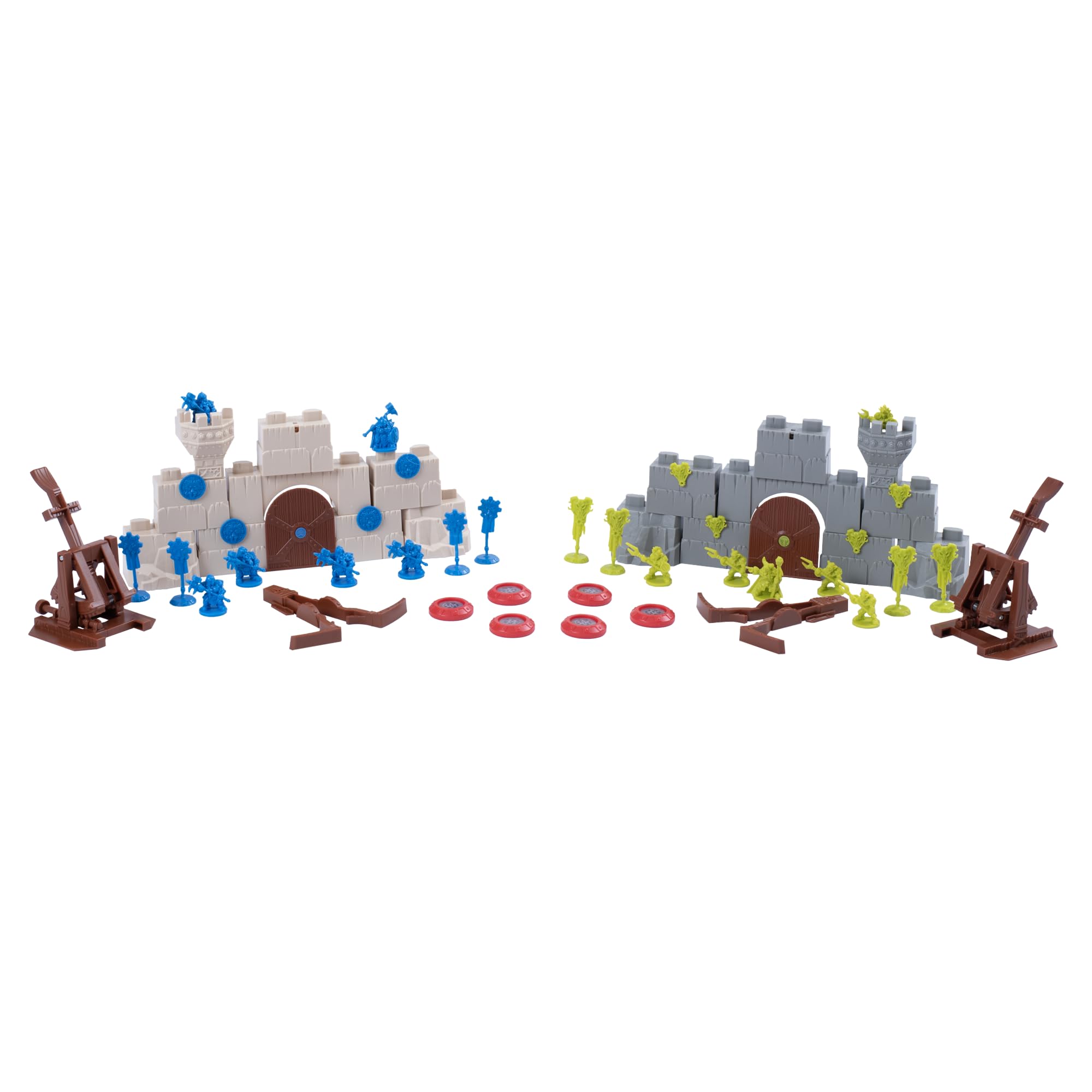 Goliath goblin and dwarf figures for playful fortress defense