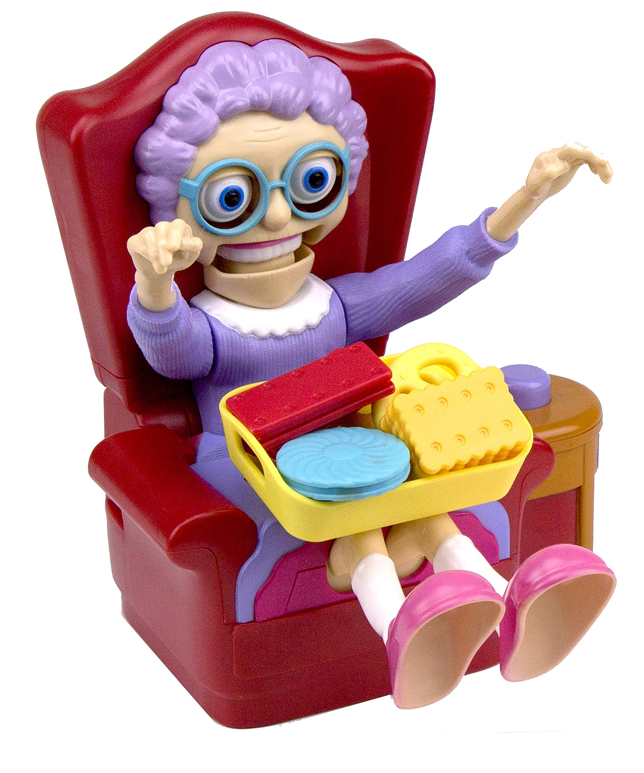 Goliath Greedy Granny bright game pieces aid visibility and play