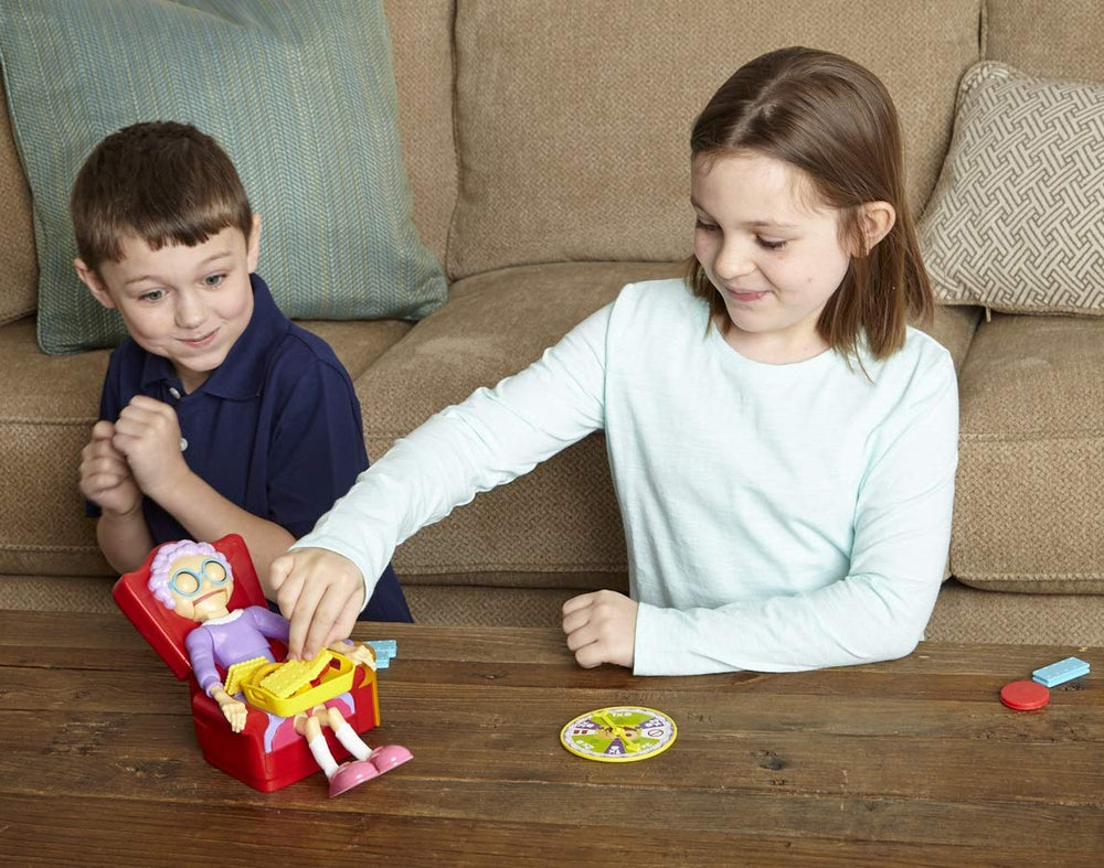 Goliath Greedy Granny treat wheel spins for giggles and strategy
