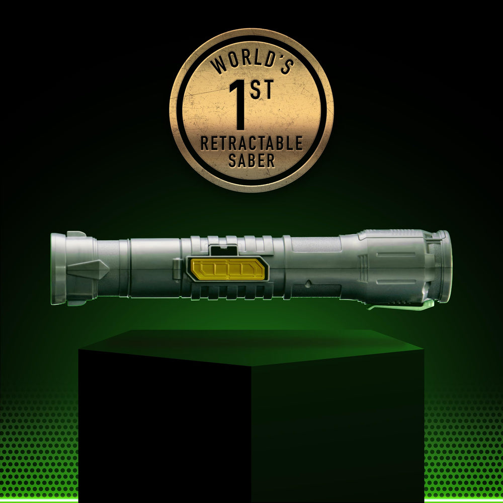 Goliath Power Saber-belt-clip enables portable battles and quick access.