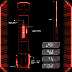 Goliath Power Saber red version ready for fans who prefer classic color.