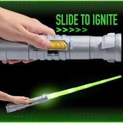 Goliath Power Saber stand-display keeps the saber ready for show moments.