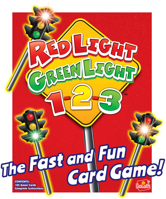 Goliath Red Light Green Light 1-2-3 box front for quick family fun.